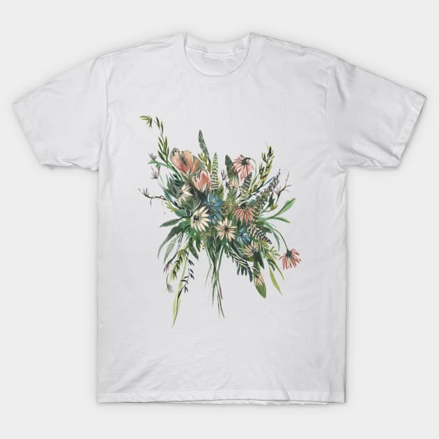 Wildflower Olivia T-Shirt by themintgardener